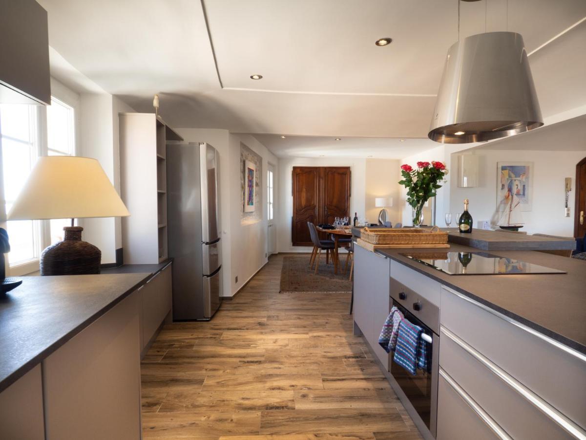 Charmant Appartement Spacieux Pour 6P Vue Mer Vieil Antibes Ngoại thất bức ảnh