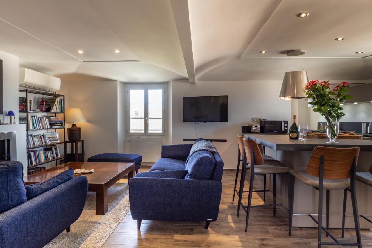 Charmant Appartement Spacieux Pour 6P Vue Mer Vieil Antibes Ngoại thất bức ảnh