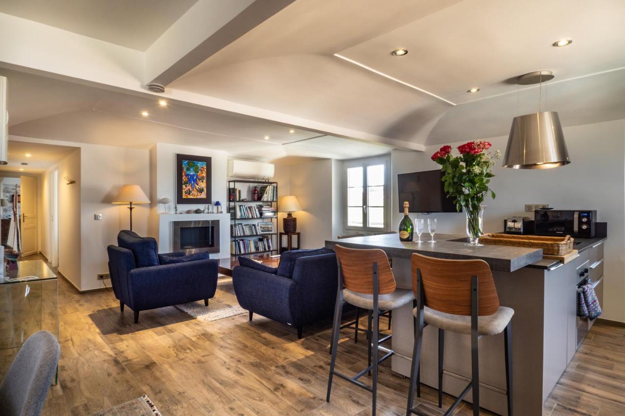 Charmant Appartement Spacieux Pour 6P Vue Mer Vieil Antibes Ngoại thất bức ảnh